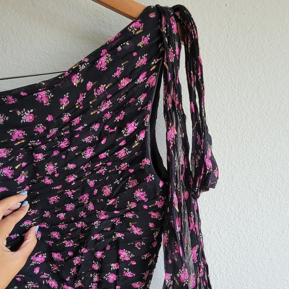 Shoshanna Vivine Tossed Rose Gown - Picture 9 of 10